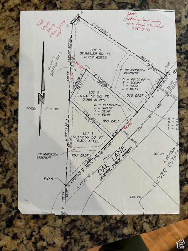 315 E Oak Ln, Kaysville, UT 84037 - survey map / technical document