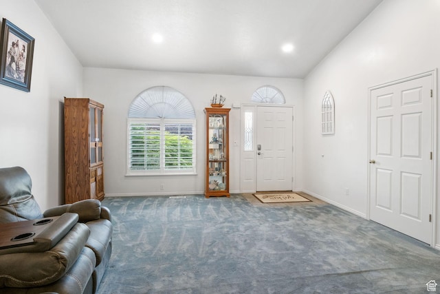 9353 S 4460 W, West Jordan, UT 84088 - carpeted foyer entrance featuring recessed lighting