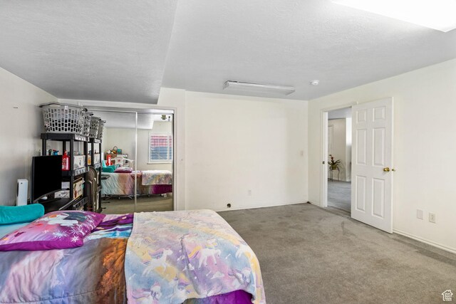 9353 S 4460 W, West Jordan, UT 84088 - bedroom featuring carpet floors and a textured ceiling