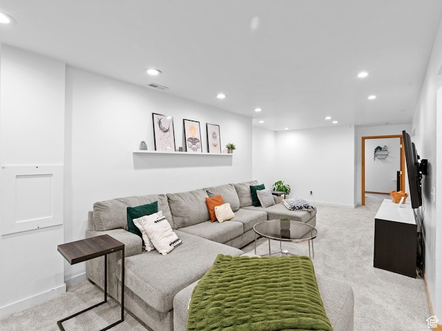 8375 E Lake Pines Dr Unit 212, Heber City, UT 84032 - living room with recessed lighting and light colored carpet