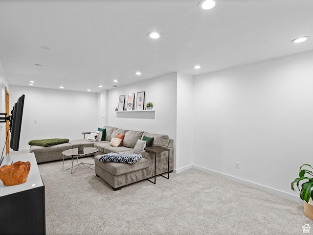 8375 E Lake Pines Dr Unit 212, Heber City, UT 84032 - living area featuring recessed lighting and carpet floors