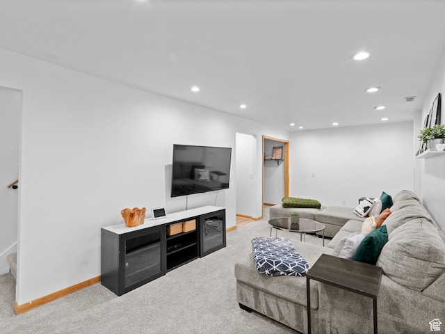 8375 E Lake Pines Dr Unit 212, Heber City, UT 84032 - living area with recessed lighting and carpet
