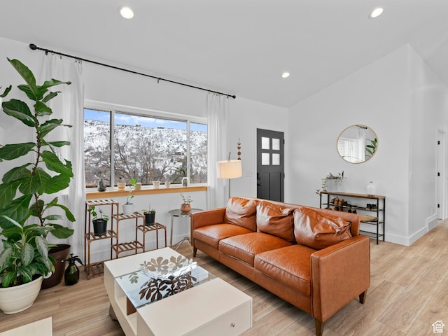 8375 E Lake Pines Dr Unit 212, Heber City, UT 84032 - living room with recessed lighting and light wood-style floors
