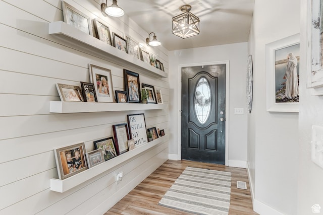 2631 Black Walnut Dr, North Logan, UT 84341 - entrance foyer featuring wood finished floors and baseboards