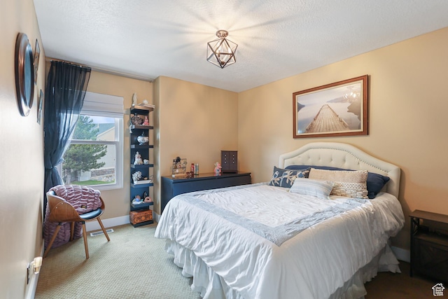 10787 S Pine Shadow Rd, South Jordan, UT 84009 - bedroom with carpet and a textured ceiling