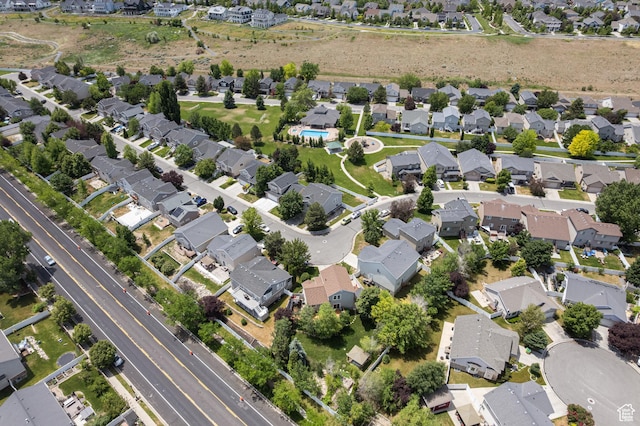 10787 S Pine Shadow Rd, South Jordan, UT 84009 - aerial view of property and surrounding area with nearby suburban area