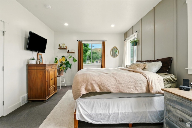 155 N 200 E, Richmond, UT 84333 - bedroom with dark colored carpet and recessed lighting