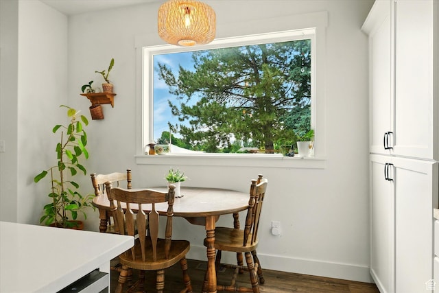 155 N 200 E, Richmond, UT 84333 - dining space with wood finished floors and baseboards