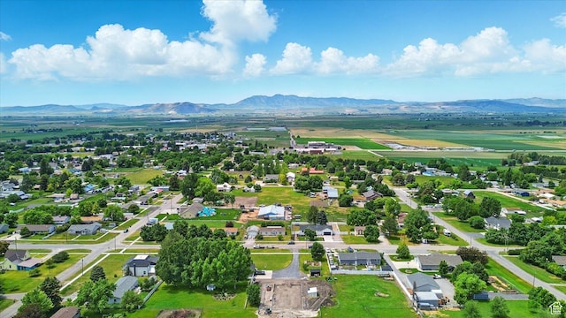 155 N 200 E, Richmond, UT 84333 - aerial view of residential area featuring a mountainous background