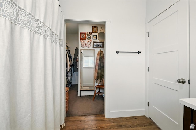 155 N 200 E, Richmond, UT 84333 - walk in closet with dark wood-style flooring