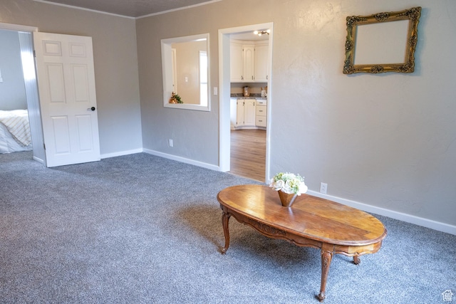 297 S 200 W, Richmond, UT 84333 - sitting room with carpet floors and crown molding