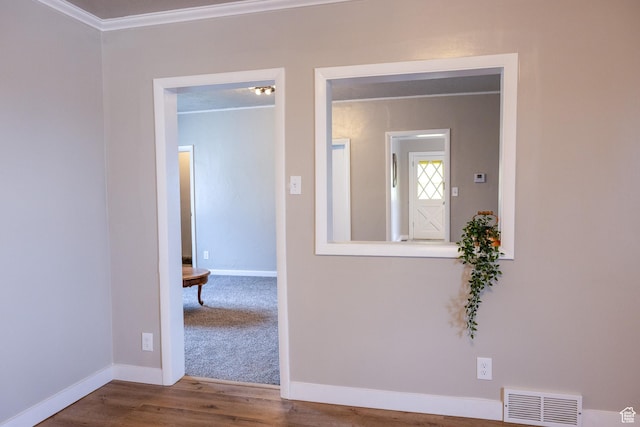 297 S 200 W, Richmond, UT 84333 - unfurnished room with ornamental molding and wood finished floors