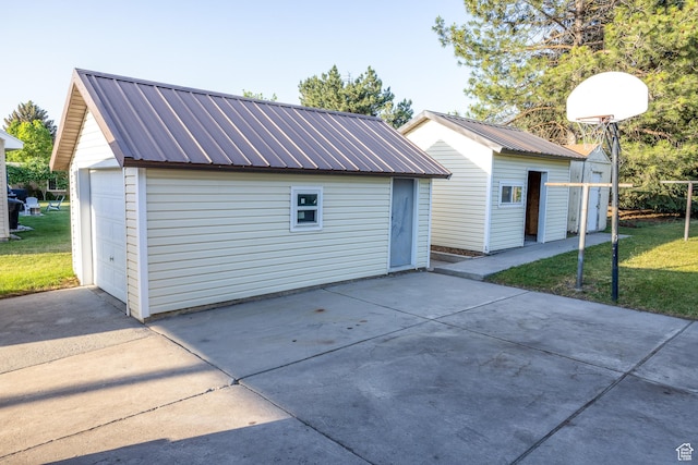 297 S 200 W, Richmond, UT 84333 - detached garage with concrete driveway