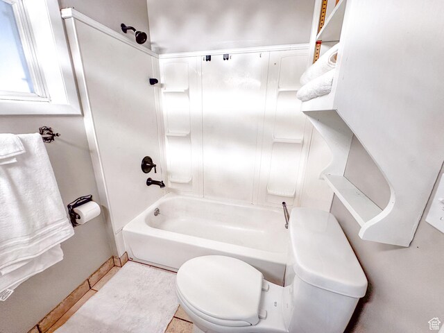 297 S 200 W, Richmond, UT 84333 - full bathroom featuring shower / bathtub combination and tile patterned floors
