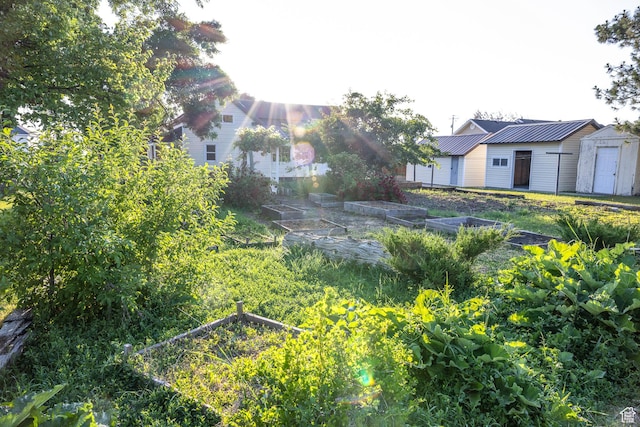 297 S 200 W, Richmond, UT 84333 - view of yard with a garden and a shed