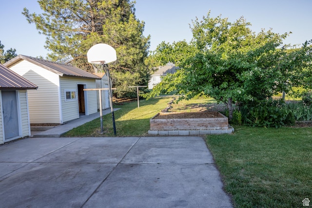 297 S 200 W, Richmond, UT 84333 - view of green lawn with a patio area and an outdoor structure