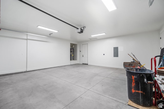 2154 S Bluff Dr, Cedar City, UT 84720 - garage with a garage door opener and electric panel