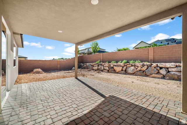 2154 S Bluff Dr, Cedar City, UT 84720 - fenced backyard featuring a patio