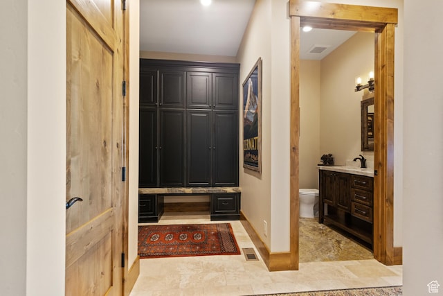 3911 N Zermatt St, Eden, UT 84310 - bathroom with vanity and toilet