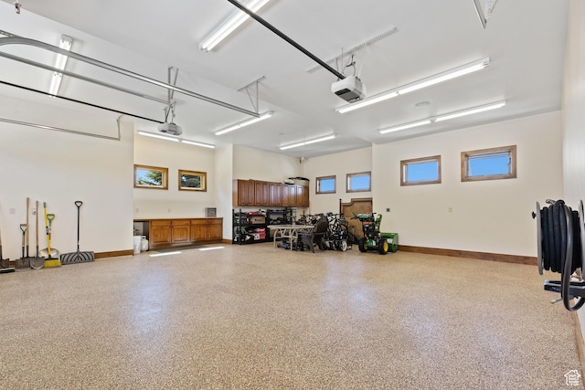 3911 N Zermatt St, Eden, UT 84310 - garage featuring a garage door opener