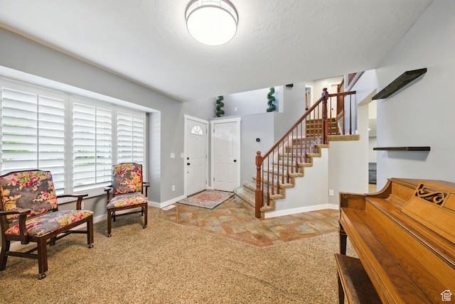 3474 W 7520 S, West Jordan, UT 84084 - entryway featuring carpet flooring and stairs