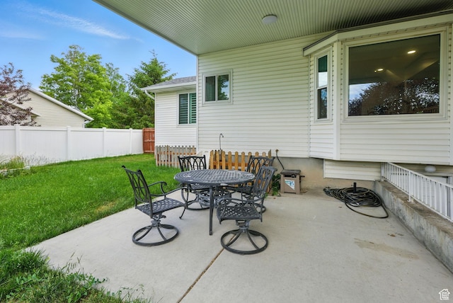 3474 W 7520 S, West Jordan, UT 84084 - view of patio / terrace featuring outdoor dining area