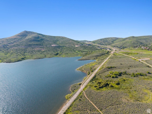 12756 N Belaview Way, Hideout, UT 84036 - aerial overview of property's location with a water and mountain view
