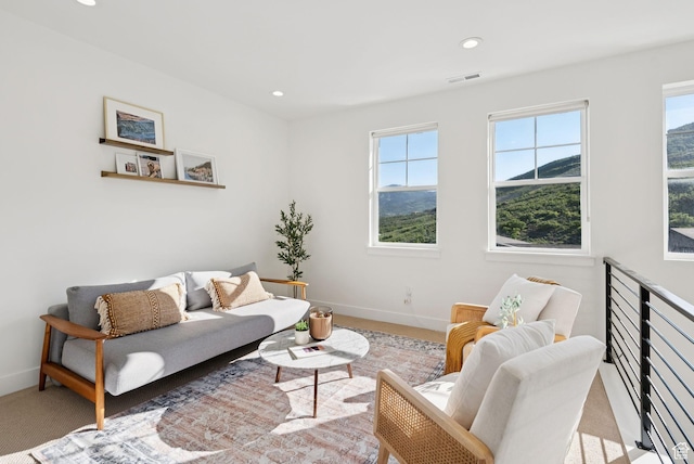 12756 N Belaview Way, Hideout, UT 84036 - living room with carpet floors and recessed lighting