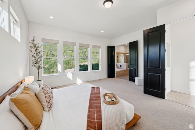 12756 N Belaview Way, Hideout, UT 84036 - carpeted bedroom featuring baseboards and recessed lighting