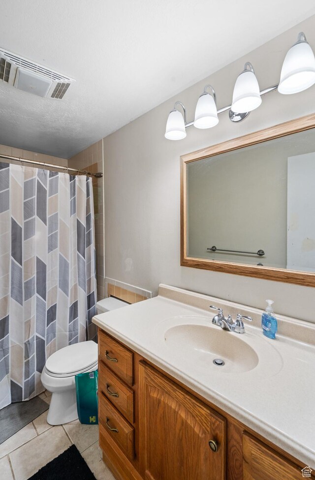 785 N 200 E, Tremonton, UT 84337 - bathroom featuring vanity, tile patterned flooring, and a shower with curtain