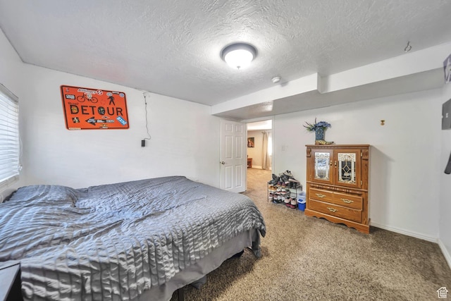 1295 S 4050 W, Syracuse, UT 84075 - carpeted bedroom featuring a textured ceiling and baseboards