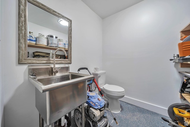 1295 S 4050 W, Syracuse, UT 84075 - bathroom with toilet and baseboards
