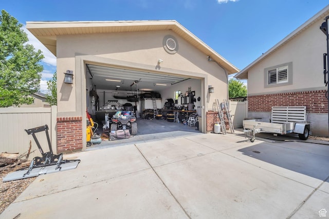 1295 S 4050 W, Syracuse, UT 84075 - garage featuring driveway