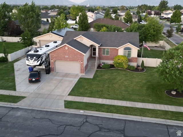 1295 S 4050 W, Syracuse, UT 84075 - aerial perspective of suburban area featuring a mountain backdrop