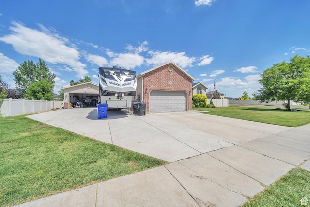 1295 S 4050 W, Syracuse, UT 84075 - view of property exterior with brick siding, driveway, and an attached garage