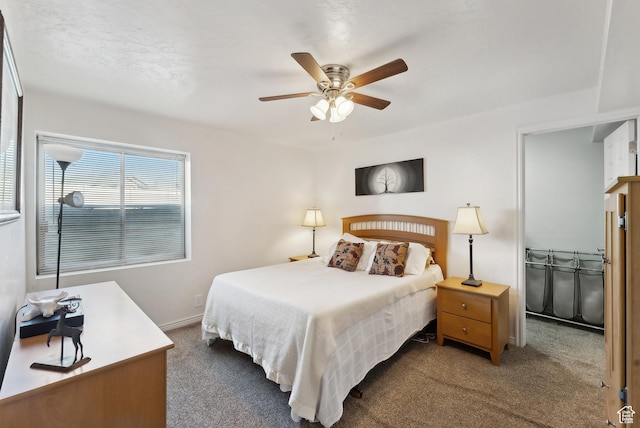 11694 S Stone Crest Cir W, Riverton, UT 84065 - carpeted bedroom with a ceiling fan