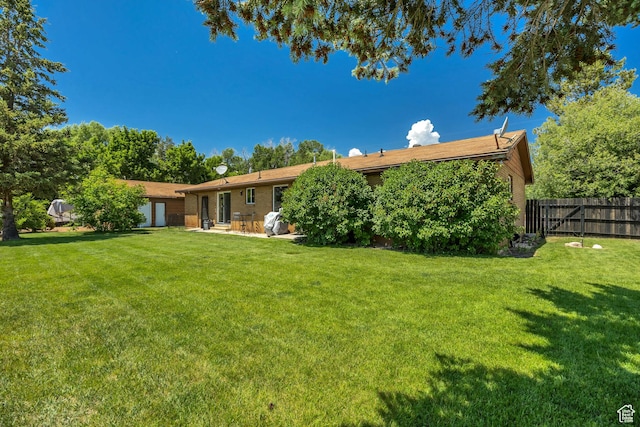 8695 E 800 S, Huntsville, UT 84317 - view of yard featuring a patio