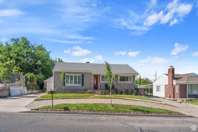 733 W 3500 S, Bountiful, UT 84010 - view of front of property with driveway and a garage