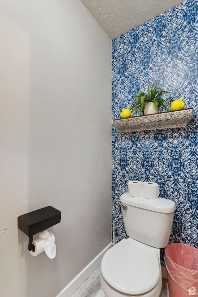 2536 S Andover St, West Haven, UT 84401 - bathroom with a textured ceiling and toilet