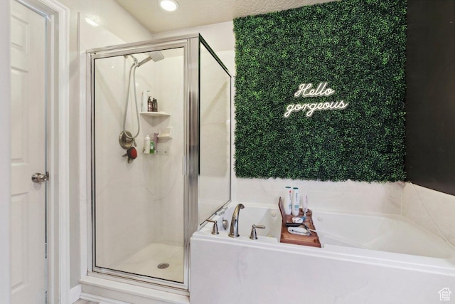 2536 S Andover St, West Haven, UT 84401 - bathroom featuring a shower stall and a bath