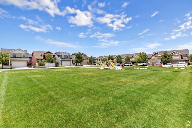 2536 S Andover St, West Haven, UT 84401 - view of green lawn featuring a residential view