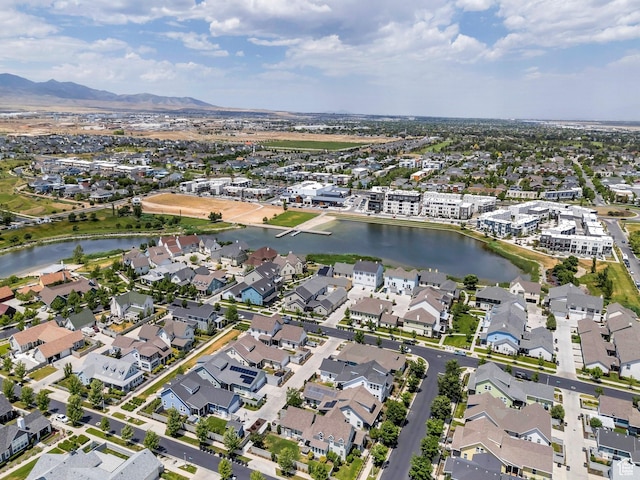10616 S Wistful Way S, Jordan, UT 84009 - view of property location featuring a water and mountain view and nearby suburban area