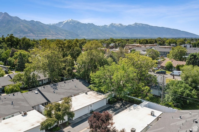 4178 S 650 E, Murray, UT 84107 - aerial view of residential area featuring mountains