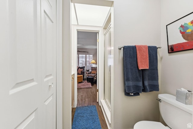 4178 S 650 E, Murray, UT 84107 - bathroom with wood finished floors and toilet