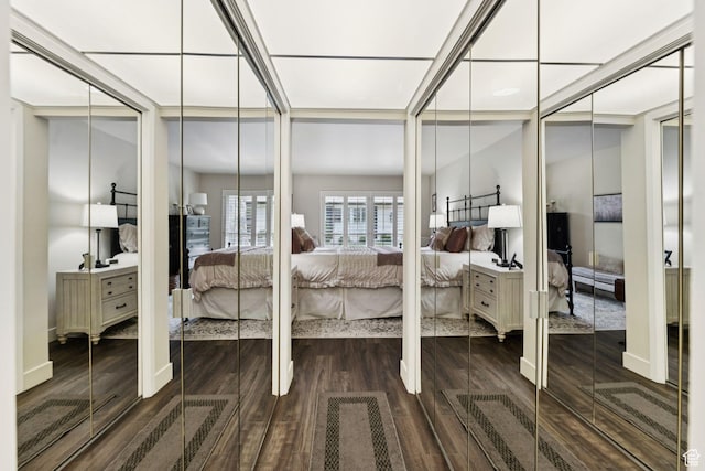 4178 S 650 E, Murray, UT 84107 - bedroom featuring dark wood-style flooring and french doors