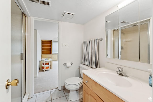 4178 S 650 E, Murray, UT 84107 - full bath with vanity, a stall shower, and tile patterned flooring