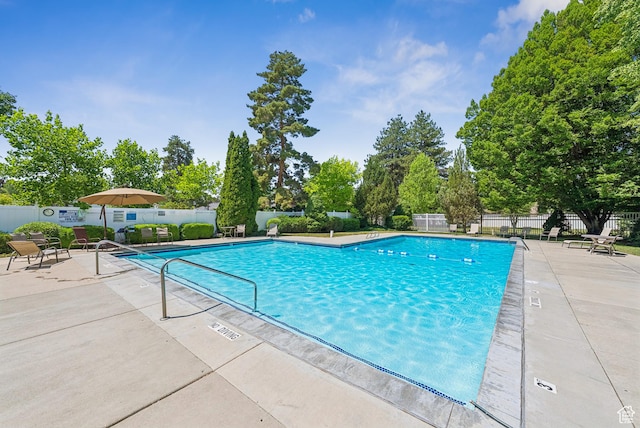 4178 S 650 E, Murray, UT 84107 - community pool featuring a patio and view of scattered trees
