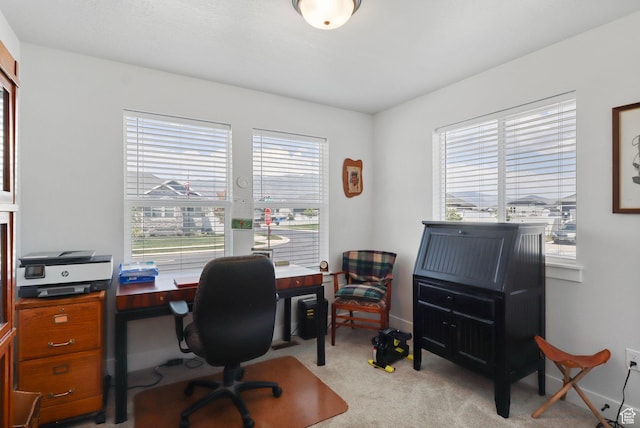 4764 N Gunsight Peak Dr, Eagle Mountain, UT 84005 - office with light colored carpet and baseboards