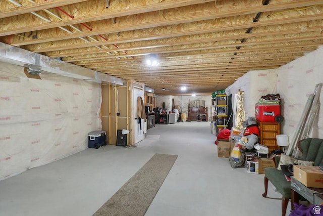 4764 N Gunsight Peak Dr, Eagle Mountain, UT 84005 - view of unfinished basement