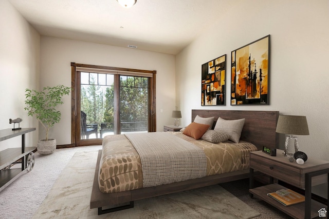 285 N Kings Peak Ct, Heber City, UT 84032 - bedroom featuring access to exterior and carpet floors